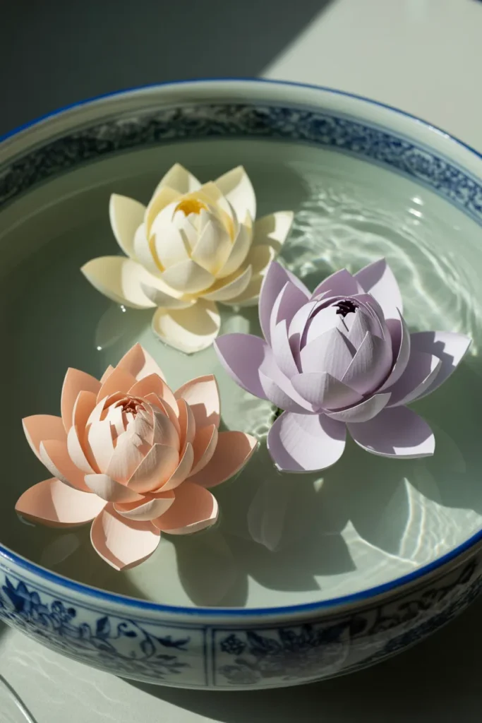 12. Layered Paper Lotus