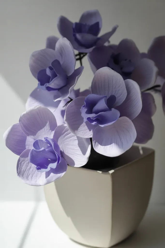 14. Paper Orchid Flowers