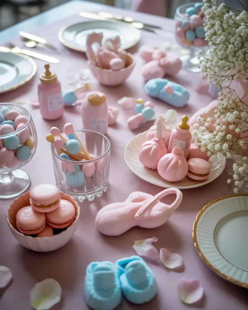gender Reveal Table Decorations