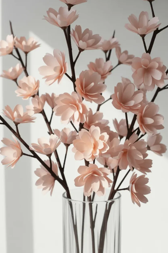 9. 3D Paper Cherry Blossoms