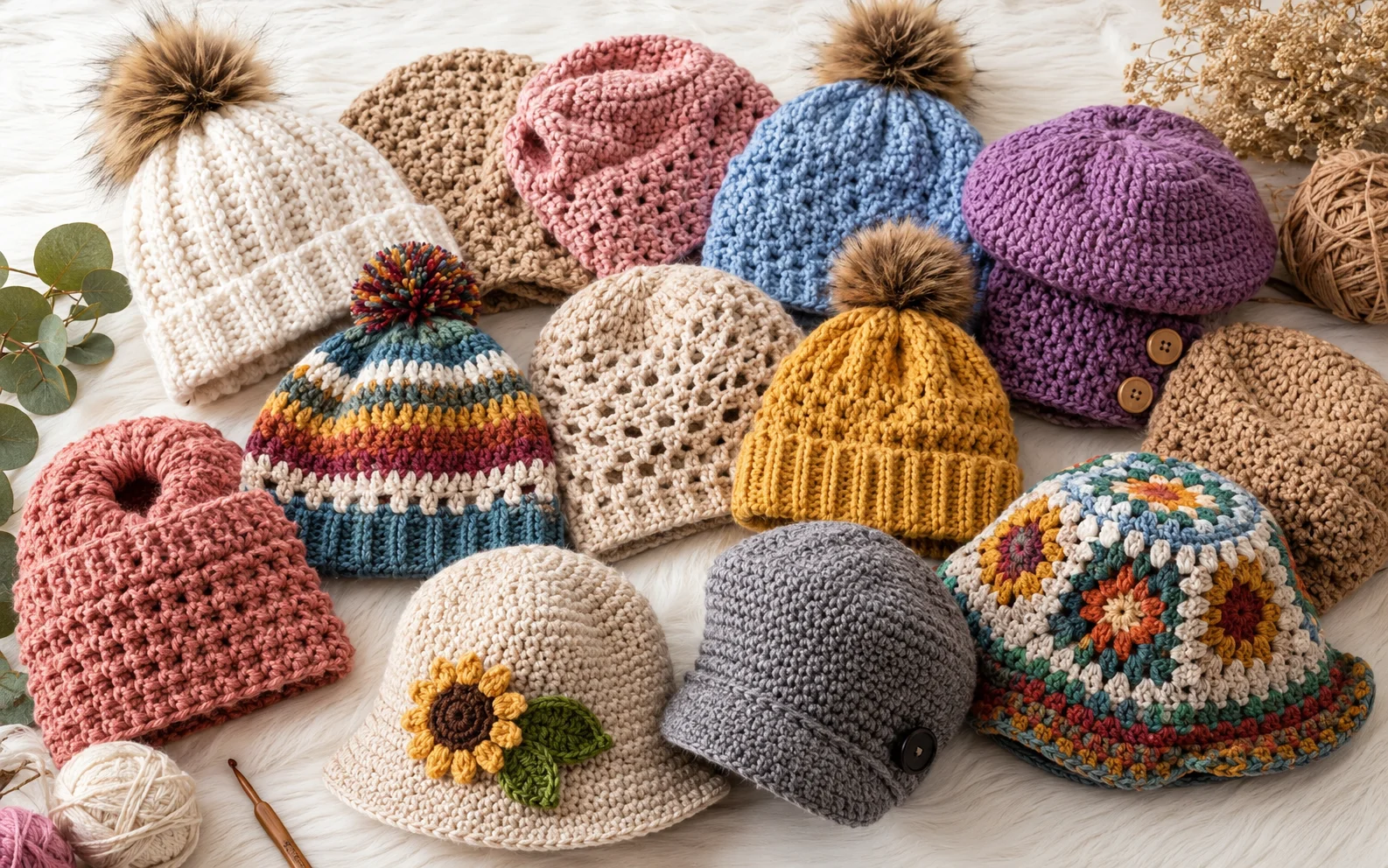 Stylish Crochet Hat Ideas You Need to Try for a Cozy & Trendy Look