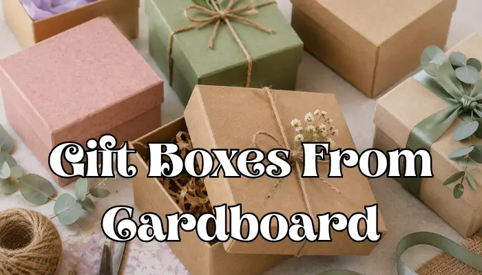 Gift Boxes From Cardboard